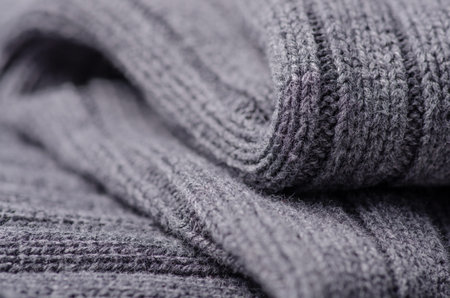 Gray sweater fabric texture textile warm cloth macro blur background