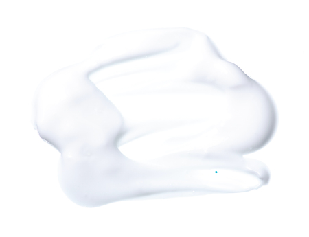 Cream beauty care macro on white background isolationの写真素材