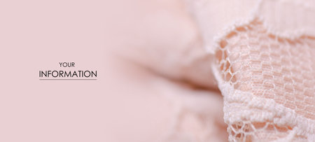 Peach pink fabric textile material texture openwork mesh pattern macro blur background