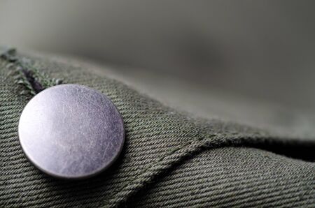 Green material fabric cloth texture macroの写真素材