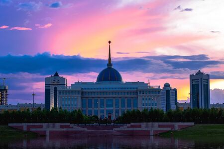 astana kazakhstan buildingのeditorial素材