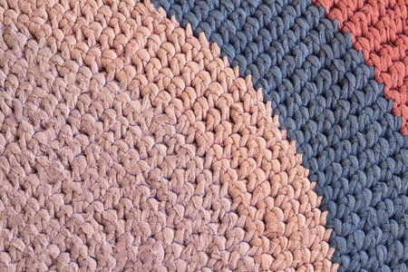 round rug close up