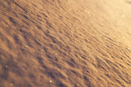 sparkling in the sun snow closeup and blurred backgroundの写真素材