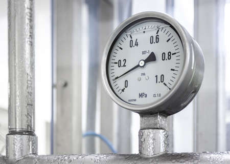 Industrial device of measurement of pressure - manometerの写真素材