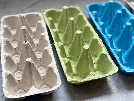 children's craft from recycling egg boxes.