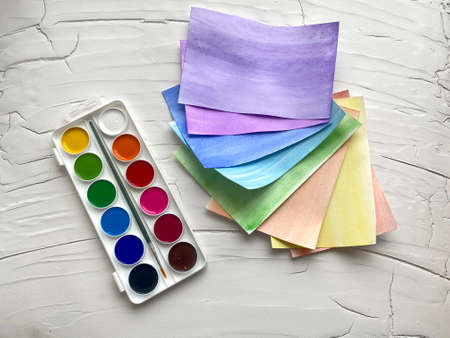 children's set for creativity and applicationsの写真素材