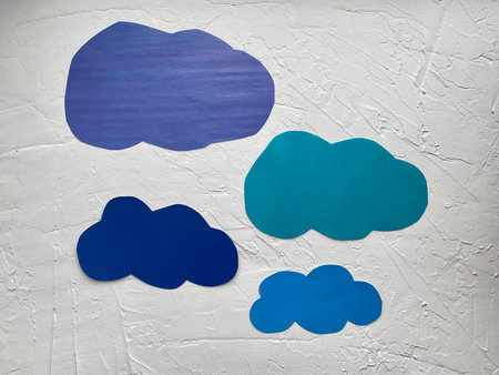 children's application volume-a cloud of paper