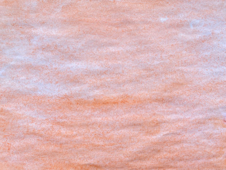 the background is orange, old, painted with paints on paperの写真素材