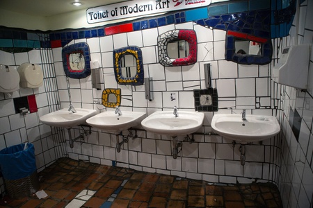 Toilet of Modern Art in Vienna, Austriaのeditorial素材