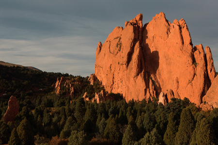Garden of the gods national park, Colorado Springsの写真素材