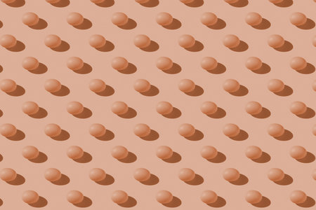 Colored easter egg creative pattern