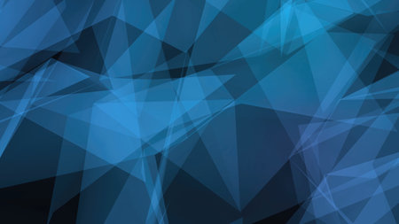 Abstract blue geometric background forming a modern design