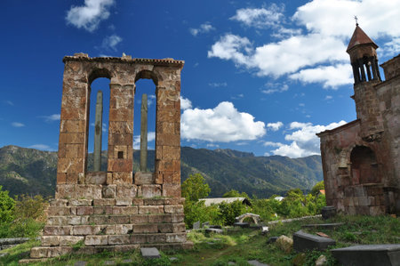 Odzun monastery in the Odzun village of the Lori Province of Armenia.