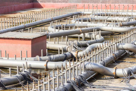 fountain jet pipe hydraulic structures technology equipment nozzles waterの写真素材