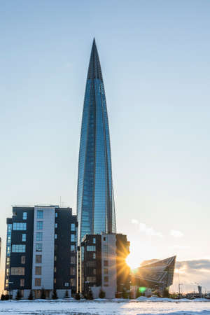 Skyscraper Hightech Architecture Design of the Future business europe lahtaのeditorial素材
