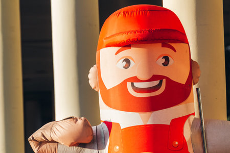 Barker Inflatable Figure Man Advertisement