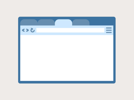 Vector illustration of web browser window, interface. flat style. The concept of social networks,...
