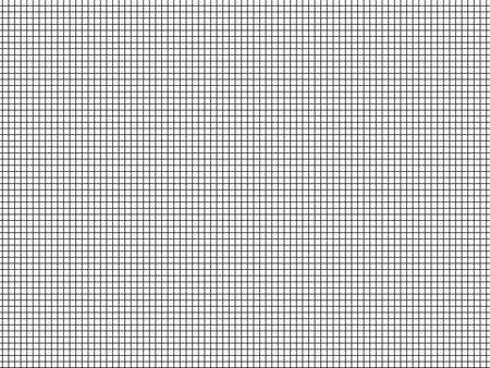 Vector illustration of simple lines of horizontal and vertical, monochrome cells, squares, grid pattern. Black and white texture for the background. Isolated object. Eps.のイラスト素材