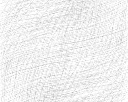 Hand drawn cross-hatching with a pencil. Oblique grey fine lines, scribbleのイラスト素材