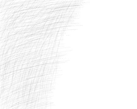 Hand drawn cross-hatching with a pencil. Oblique grey fine lines, scribble, Doodle, daub. Vector design element with the ability to overlay. Isolated background.のイラスト素材