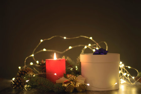 christmas decoration with candles