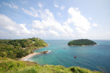 View of the Andaman Sea from the viewing point, Phuket , South of Thailand  の写真素材