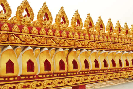 thai Wall templeの写真素材