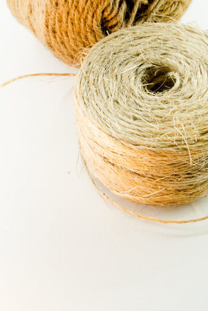 Hank of ropeの写真素材