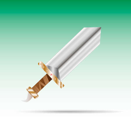 Barbarian's sword illustrationのイラスト素材