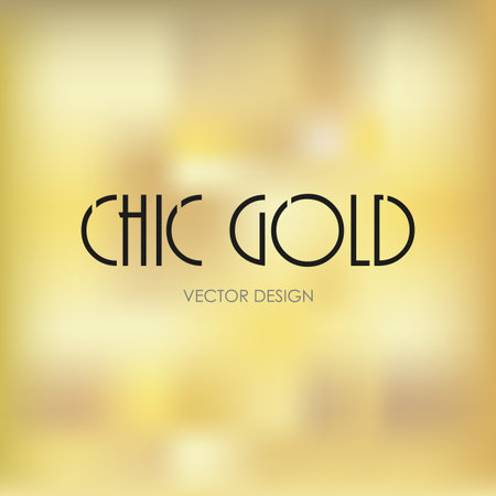 Modern Chic Gold Background Vector Designのイラスト素材