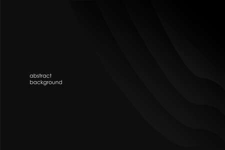 Black abstract gradient background. Light and shadow. Vector illustration.のイラスト素材
