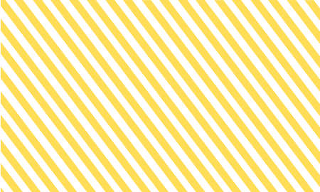 Striped background. Diagonal yellow lines pattern. Monochrome stripes design for textiles, fabrics, gift wrapping, paper. Seamless vector illustration.のイラスト素材