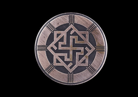 Perunitsa or Valkyrie. Charm, guarding the wisdom and justice, dignity and honor. Revered warriors, defenders of their native land.の写真素材