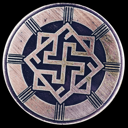 Perunitsa or Valkyrie. Charm, guarding the wisdom and justice, dignity and honor. Revered warriors, defenders of their native land.の写真素材
