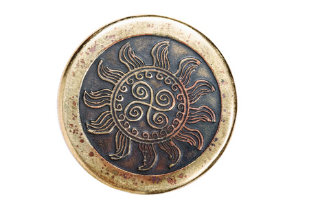 symbol of the sun and Kolovrat one pendantの写真素材