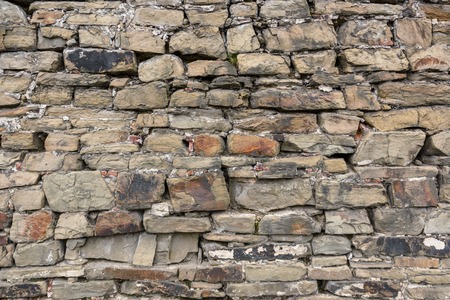 Part of the stone wall of theの写真素材