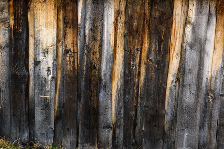 old wooden fenceの写真素材