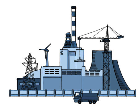 Buildings under construction の写真素材