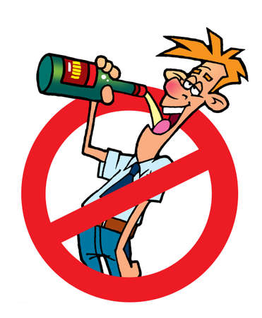 No alcohol signの写真素材