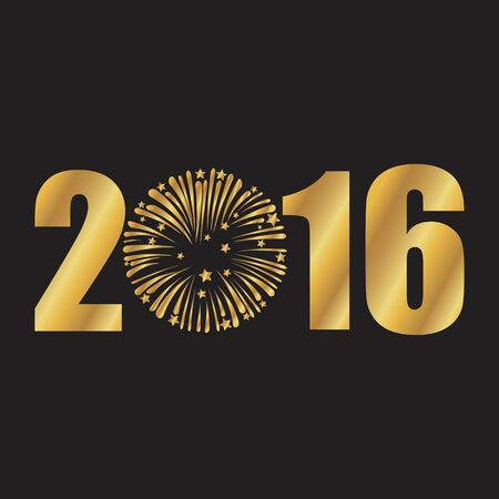 2016 blackのイラスト素材