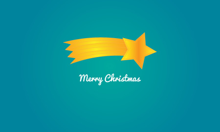 christmas star greeting cardのイラスト素材