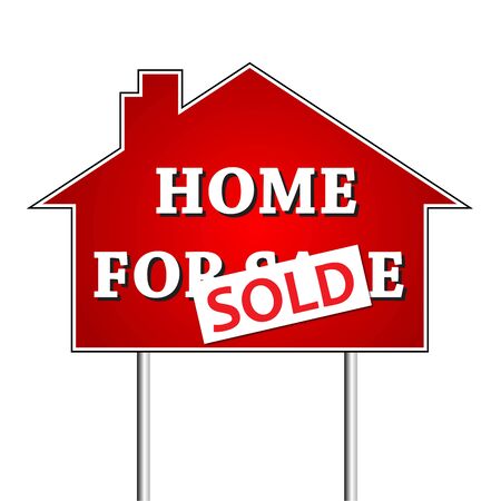 house sold_3のイラスト素材