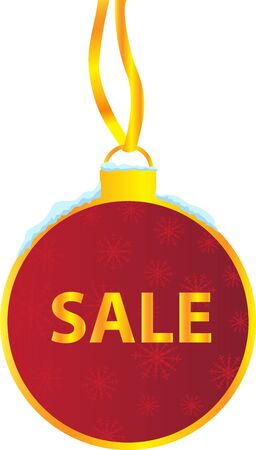 winter sale lable_bulbのイラスト素材