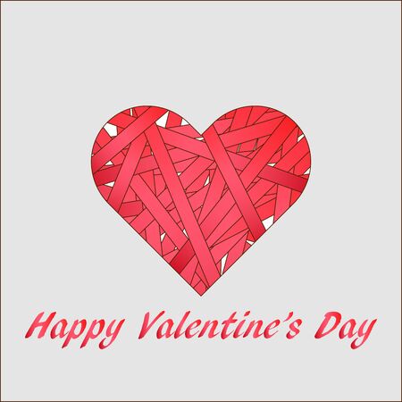 valentine day greeting card 2のイラスト素材