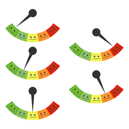 feedback tracker facesのイラスト素材