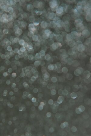 Silver Festive Elegant abstract background with bokeh lightsの写真素材