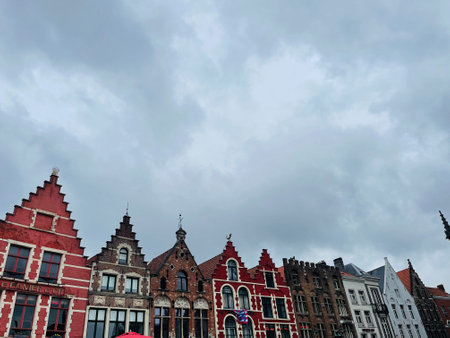 Bruges, the famous historical and touristic city of Belgium.のeditorial素材