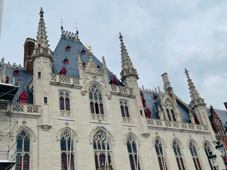 Bruges, the famous historical and touristic city of Belgium.のeditorial素材