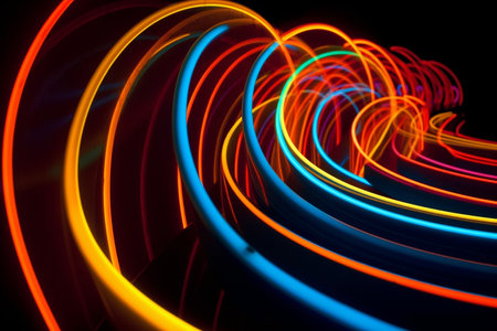 Generative ai. Abstract geometry pattern background,の素材