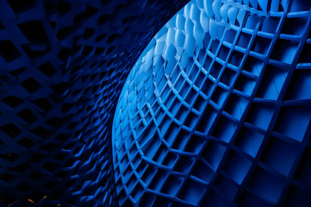 Generative ai. Abstract geometry pattern background,の素材